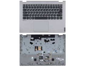 Клавиатура для ноутбука Lenovo Ideapad C340-14 топкейс серебристый