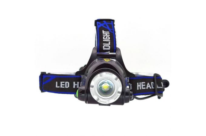 Фонарь налобный Патриот PT-FLG04 (1L, 2*18650, Т6,ZOOM)