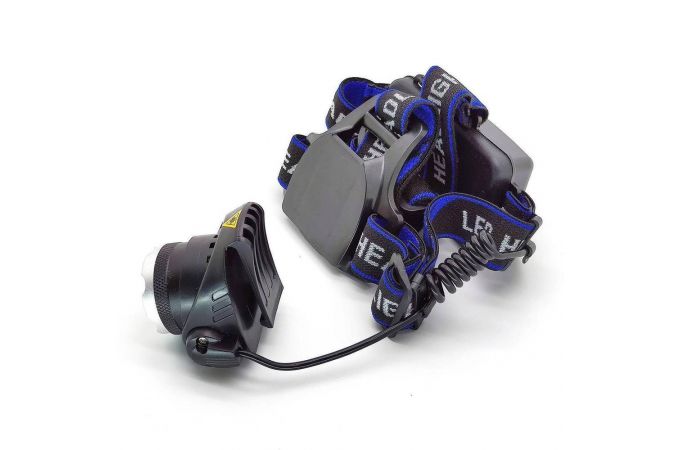 Фонарь налобный Патриот PT-FLG04 (1L, 2*18650, Т6,ZOOM)