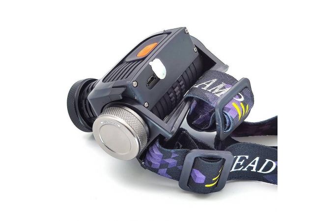 Фонарь налобный Патриот PT-FLG13 (1L, 18650.,ZOOM)