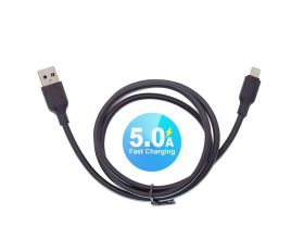 Кабель USB - Lightning Орбита OT-SMI26 (черный) 5A 1м