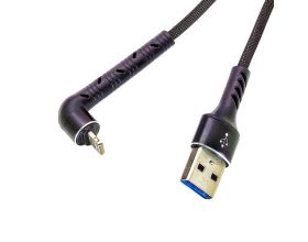 Кабель USB - Lightning Орбита OT-SMI25 2.4A (черный) 1м