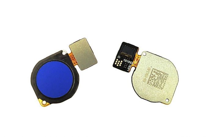 Шлейф для Huawei Honor 20 Lite/ 20S на сканер отпечатка (синий)