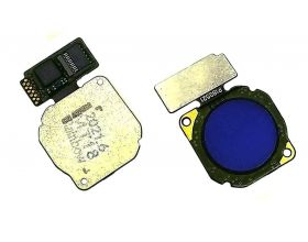 Шлейф для Huawei Honor 9 Lite сканер отпечатка, Home (синий)