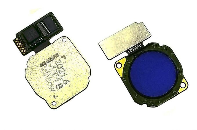 Шлейф для Huawei Honor 9 Lite сканер отпечатка, Home (синий)