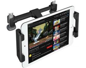 Держатель автомобильный для планшета (55166) до 13", крепление на подголовник