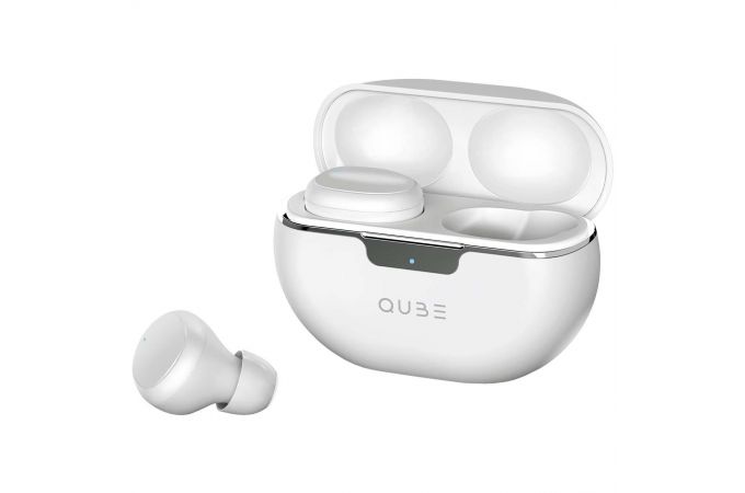 Наушники вакуумные беспроводные QUB QTWS8 TWS Bluetooth (белый)