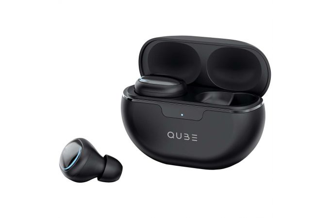 Наушники вакуумные беспроводные QUB QTWS8 TWS Bluetooth (черный)