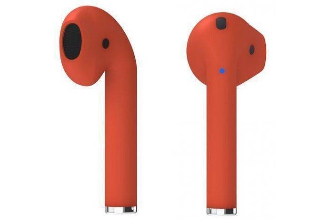 Наушники вакуумные беспроводные Ritmix rh-825BTH TWS Bluetooth (красный)