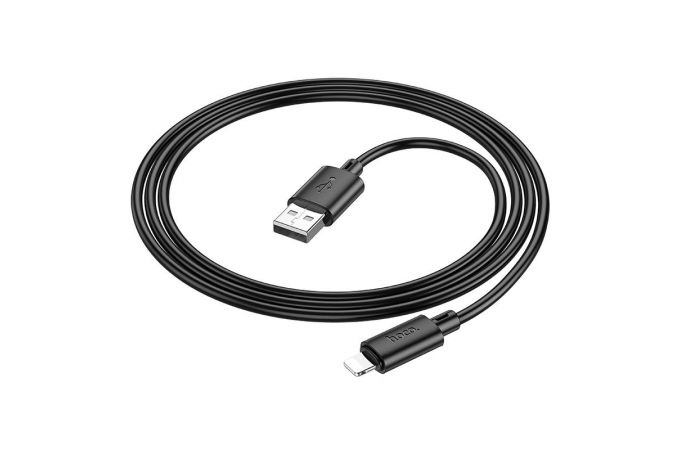 Кабель USB - Lightning HOCO X88 2,4A (черный) 1м