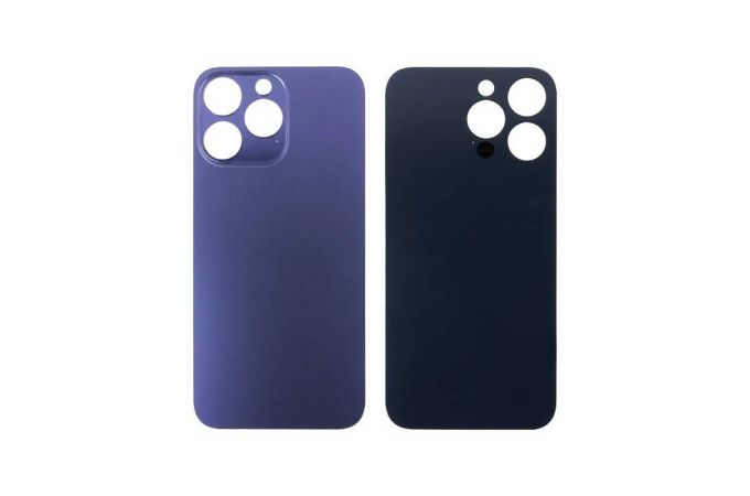 Задняя крышка (стекло) для iPhone 14 Pro Max (темно-фиолетовый) легкая установка