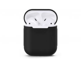 Чехол для наушников AirPods Copy orig. (черный)