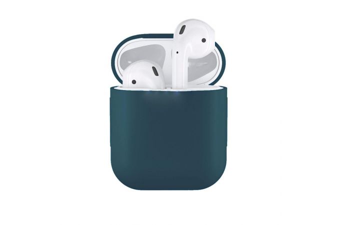 Чехол для наушников AirPods Copy orig. (космический синий)