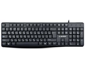 Клавиатура проводная Gembird KB-8410  (черный)