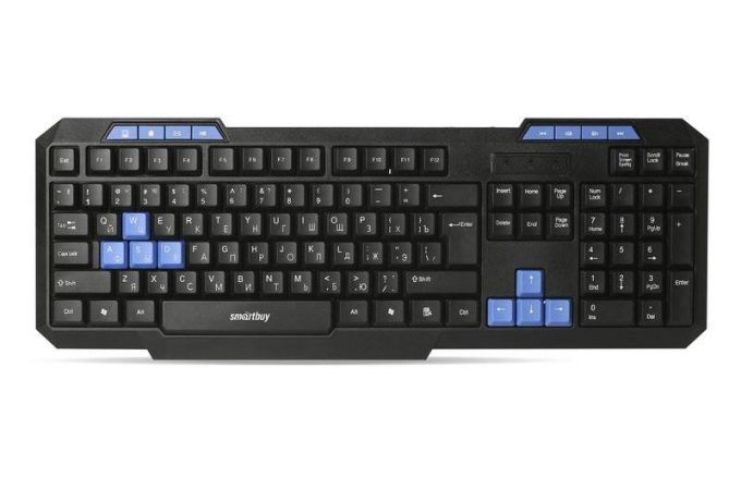 Клавиатура проводная Smartbuy ONE 221 USB (черный)