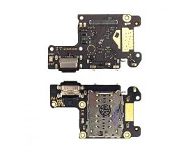 Шлейф для Xiaomi Mi 9T (M1903F10G)/ Mi 9T Pro с разъемом зарядки + коннектор Sim (плата) org