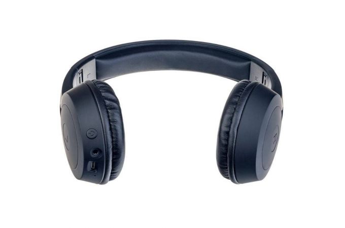 Наушники мониторные беспроводные Perfeo BT с микрофоном LAP черные AUX