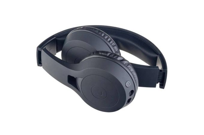 Наушники мониторные беспроводные Perfeo BT с микрофоном LAP черные AUX