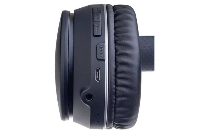 Наушники мониторные беспроводные Perfeo BT с микрофоном MATE черные AUX