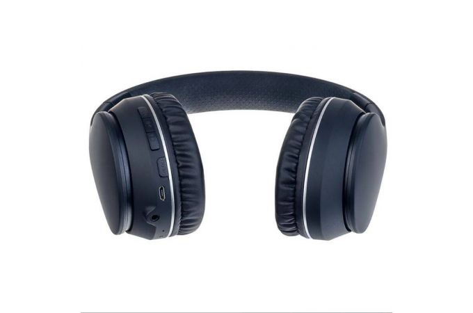 Наушники мониторные беспроводные Perfeo BT с микрофоном MATE черные AUX