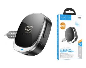 Bluetooth адаптер для автомагнитолы HOCO E80 Travel Car AUX 3.5 mm вход