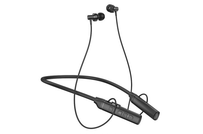 Наушники вакуумные беспроводные BOROFONE BE65 Gratified neck-mounted BT headset Bluetooth (черный)