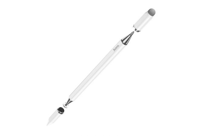 Стилус для сенсорных экранов HOCO GM111 Cool dynamic series 3-in-1 passive universal capacitive pen (белый)