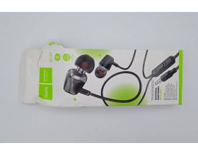 Наушники вакуумные проводные HOCO M107 Discoverer universal earphones with mic (черный) (УЦЕНКА! МЯТАЯ УПАКОВКА)