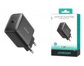 Сетевое зарядное устройство JoyRoom JR-TCG13 45W GaN (USB-C) Charger (Черный)