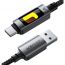 Кабель USB - USB Type-C ACEFAST C21-04 fantasy color series braided charging data cable (Черный)