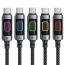 Кабель USB - USB Type-C ACEFAST C21-04 fantasy color series braided charging data cable (Черный)
