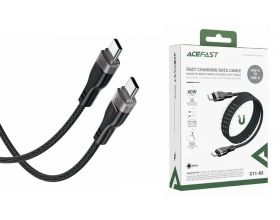Кабель USB Type-C - Type-C AceFast C11-03 magnetic charging data cable (Черный)