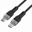 Кабель USB Type-C - Type-C AceFast C11-03 magnetic charging data cable (Черный)