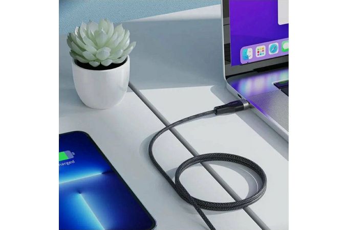 Кабель USB Type-C - Type-C AceFast C11-03 magnetic charging data cable (Черный)