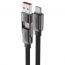 Кабель USB Type-C - Type-C AceFast C13-04 zinc alloy connectors charging data cable Mountain mist (Черный)