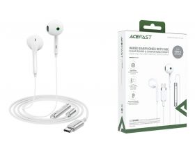 Наушники проводные USB-C ACEFAST L7 semi-in-ear  wired earphone with mic (Белый)