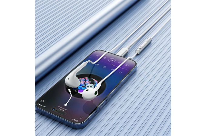 Наушники проводные USB-C ACEFAST L7 semi-in-ear  wired earphone with mic (Белый)