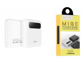 Универсальный дополнительный аккумулятор Power Bank HOCO MIGE (10000 mAh) (белый)