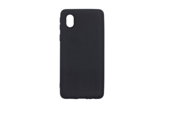 Чехол для Samsung A01 Core (SM-A013F) тонкий (черный)