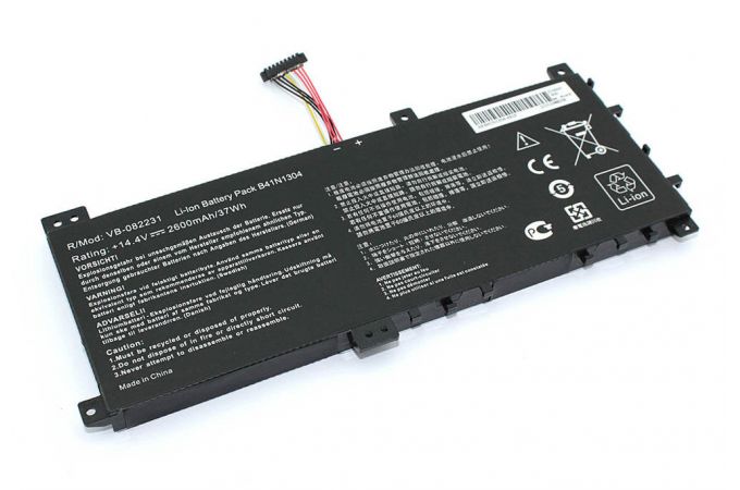 Аккумуляторная батарея B41N1304 для ноутбука Asus V451 14.4V 2600mAh