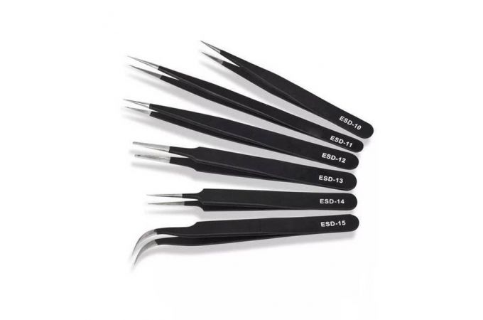 Набор пинцетов Помощник PT-INO05 (УПАКОВКА 5шт)