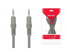 Кабель аудио AUX Smartbuy 3.5 Jack (M) - 3.5 Jack (M), стерео, аудио, 3,0 м,пакет (KA-333-250)