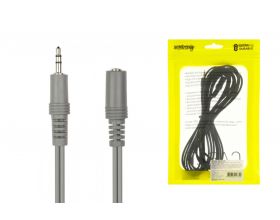 Кабель аудио удлинитель Smartbuy 3.5 Jack (M) - 3.5 Jack (F), стерео, аудио, 3,0 м, в пакете (KA323)