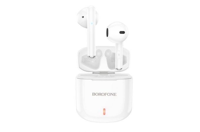 Наушники вакуумные беспроводные BOROFONE BW07 Wide sound true wireless BT Earphone Bluetooth (белый)