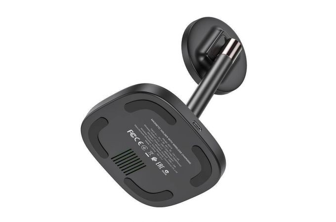 Беспроводное зарядное устройство-подставка BOROFONE BQ15 Prode 2 в 1 (черный)