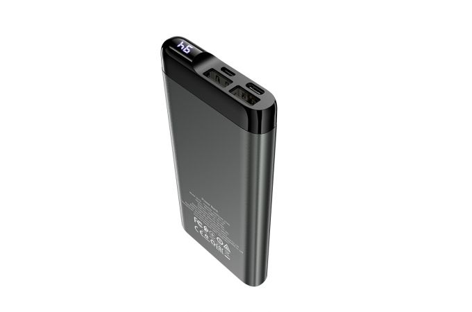 Универсальный дополнительный аккумулятор Power Bank BOROFONE BJ10 (10000 mAh) (черный)