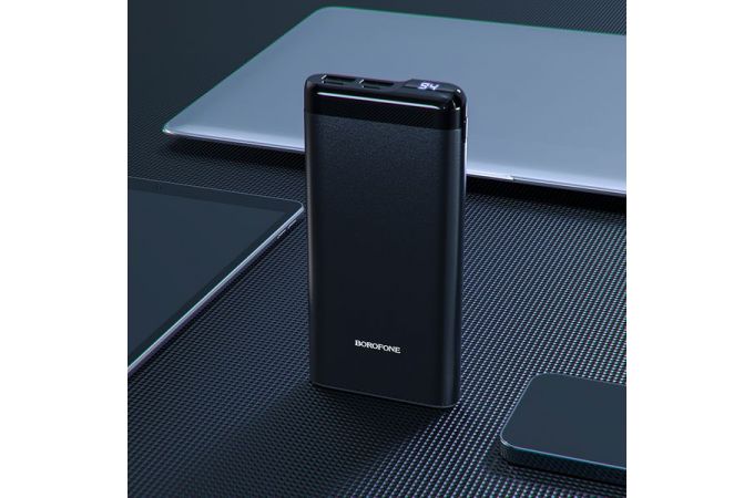 Универсальный дополнительный аккумулятор Power Bank BOROFONE BJ10 (10000 mAh) (черный)