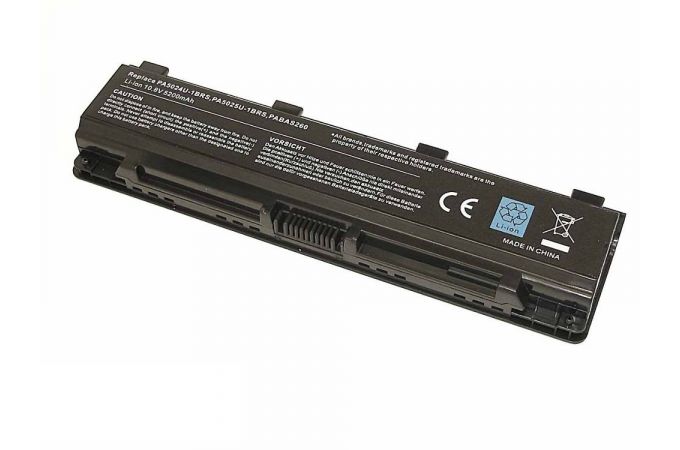 Аккумулятор для Toshiba Satellite C800, C850, C870, L830, L850, L870, M840, (PA5024U), 4400-5200mAh, 10.8V, OEM