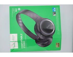 Наушники мониторные беспроводные HOCO W41 wireless headphones Bluetooth (черный) (УЦЕНКА! МЯТАЯ УПАКОВКА)