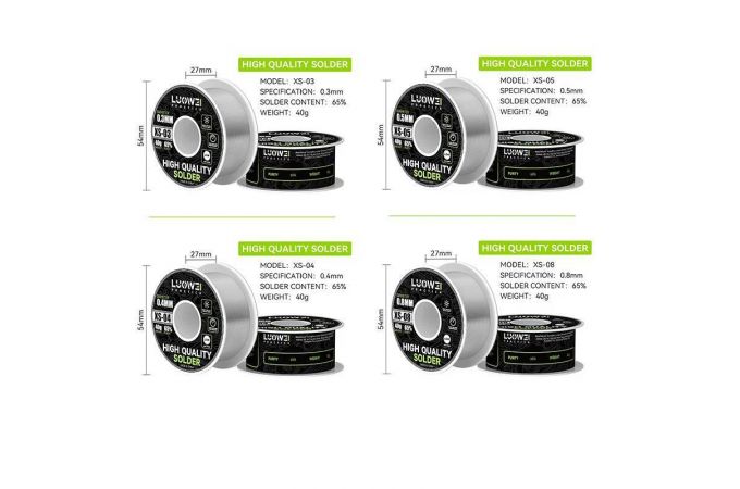 Припой (катушка) LUOWEI XS-05 0.5мм (40гр.)